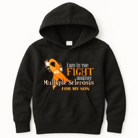 I Am In The Fight Against Multiple Sclerosis For My Son Kids Hoodie