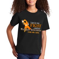 I Am In The Fight Against Multiple Sclerosis For My Son Kids T-Shirt