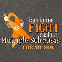 I Am In The Fight Against Multiple Sclerosis For My Son Cotton Canvas Backpack