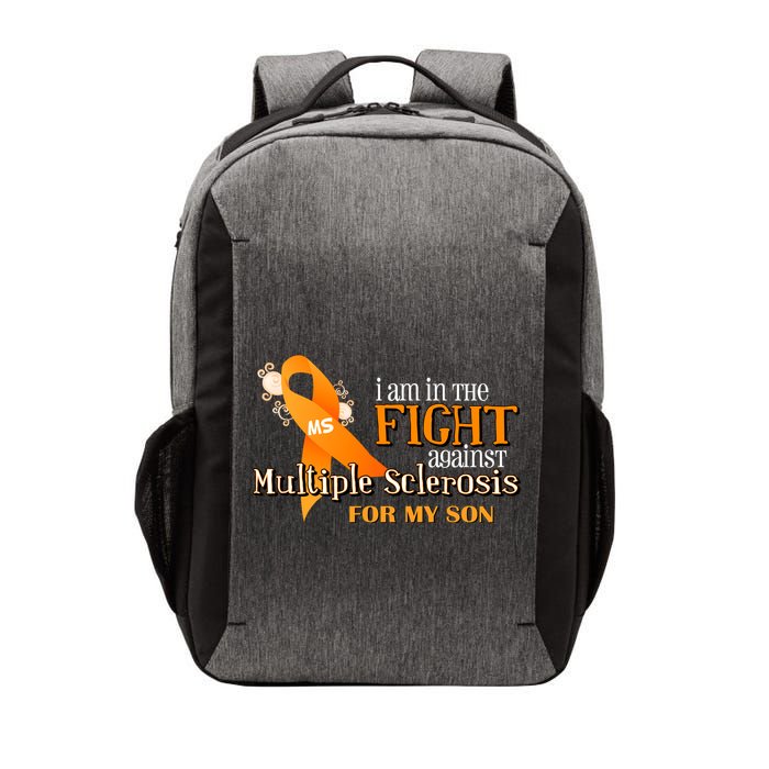 I Am In The Fight Against Multiple Sclerosis For My Son Vector Backpack