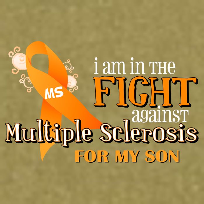 I Am In The Fight Against Multiple Sclerosis For My Son Garment-Dyed Women's Muscle Tee
