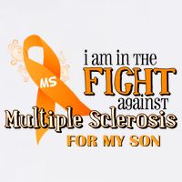 I Am In The Fight Against Multiple Sclerosis For My Son Garment-Dyed Sweatshirt