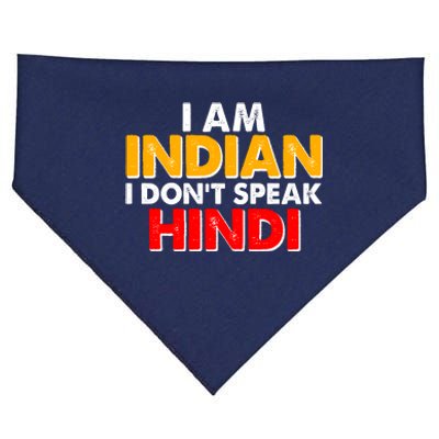 I Am Indian I Don't Speak Hindi USA-Made Doggie Bandana