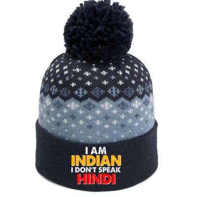 I Am Indian I Don't Speak Hindi The Baniff Cuffed Pom Beanie