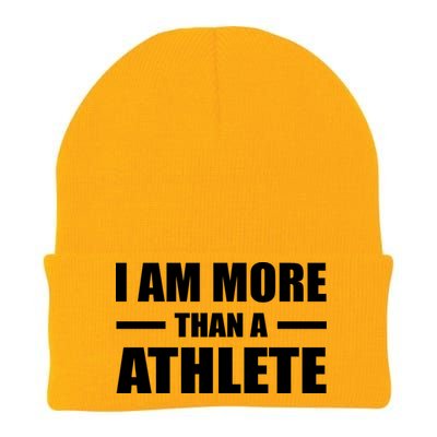 I Am More Than An Athlete Knit Cap Winter Beanie