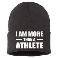 I Am More Than An Athlete Sustainable Knit Beanie