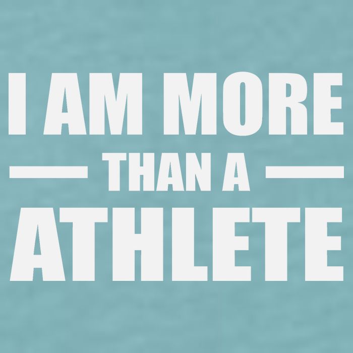 I Am More Than An Athlete Sueded Cloud Jersey T-Shirt