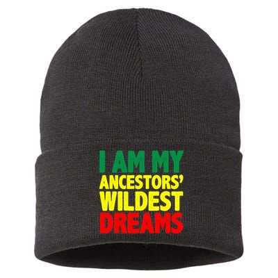 I Am My Ancestor Wildest Dream Sustainable Knit Beanie