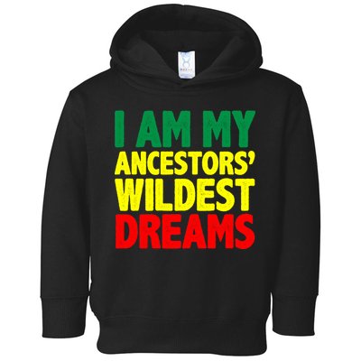 I Am My Ancestor Wildest Dream Toddler Hoodie