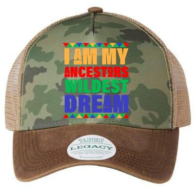 I Am My Ancestors Wildest Dream African Colors Legacy Tie Dye Trucker Hat