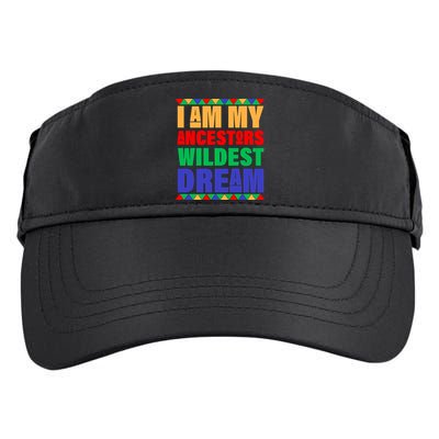 I Am My Ancestors Wildest Dream African Colors Adult Drive Performance Visor