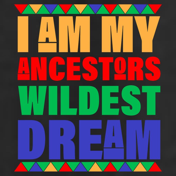 I Am My Ancestors Wildest Dream African Colors Beanie