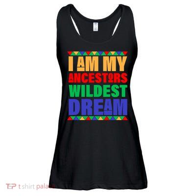 I Am My Ancestors Wildest Dream African Colors Ladies Essential Flowy Tank