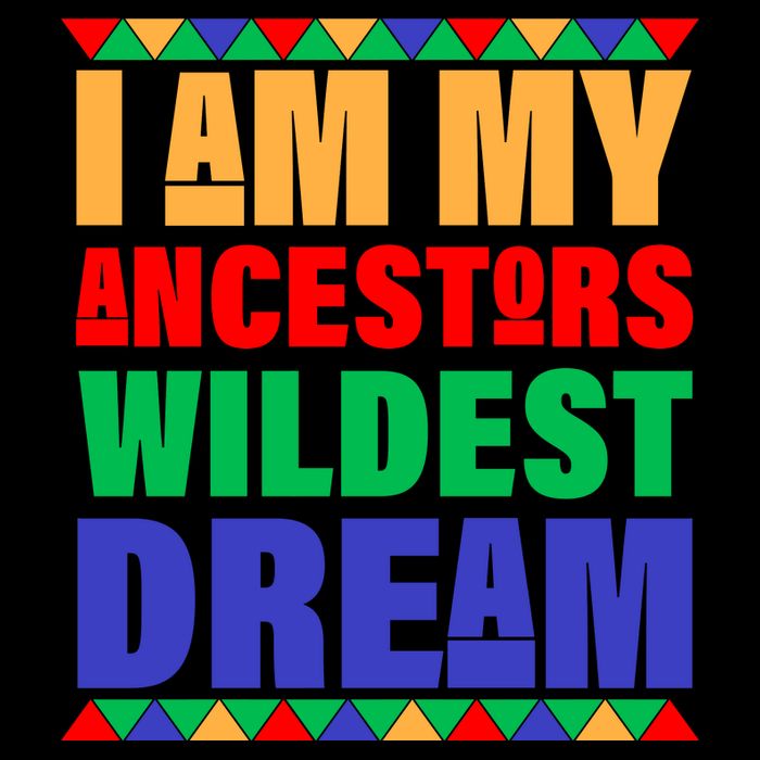I Am My Ancestors Wildest Dream African Colors Poster