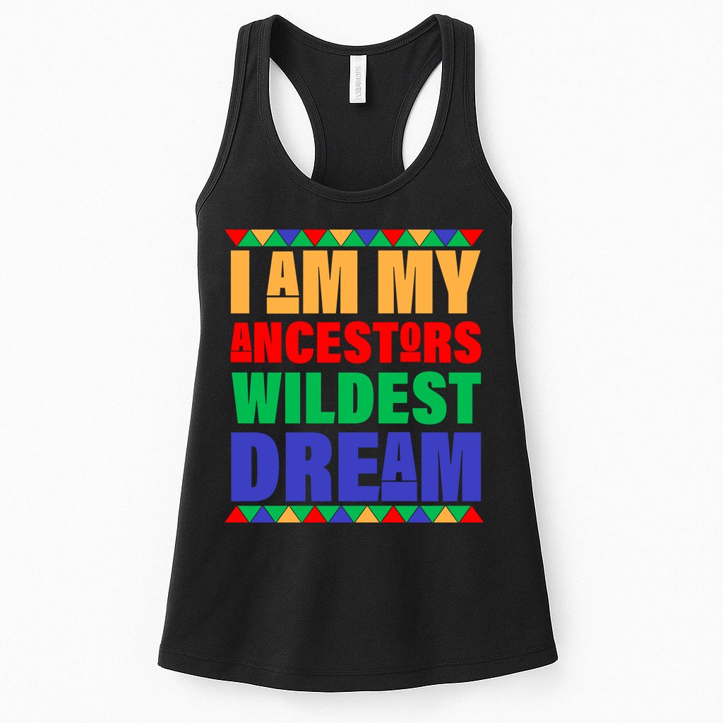 I Am My Ancestors Wildest Dream African Colors Womens Tank Top