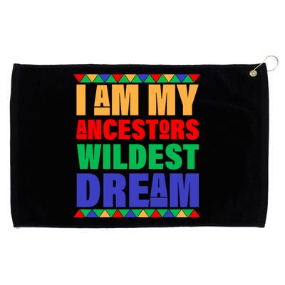 I Am My Ancestors Wildest Dream African Colors Grommeted Golf Towel