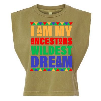 I Am My Ancestors Wildest Dream African Colors Garment-Dyed Women's Muscle Tee