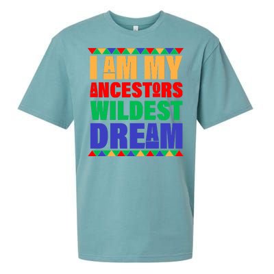 I Am My Ancestors Wildest Dream African Colors Sueded Cloud Jersey T-Shirt