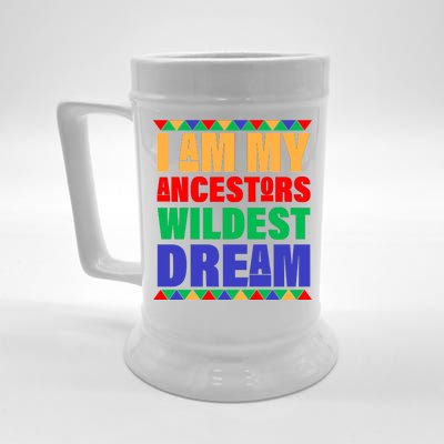 I Am My Ancestors Wildest Dream African Colors Beer Stein