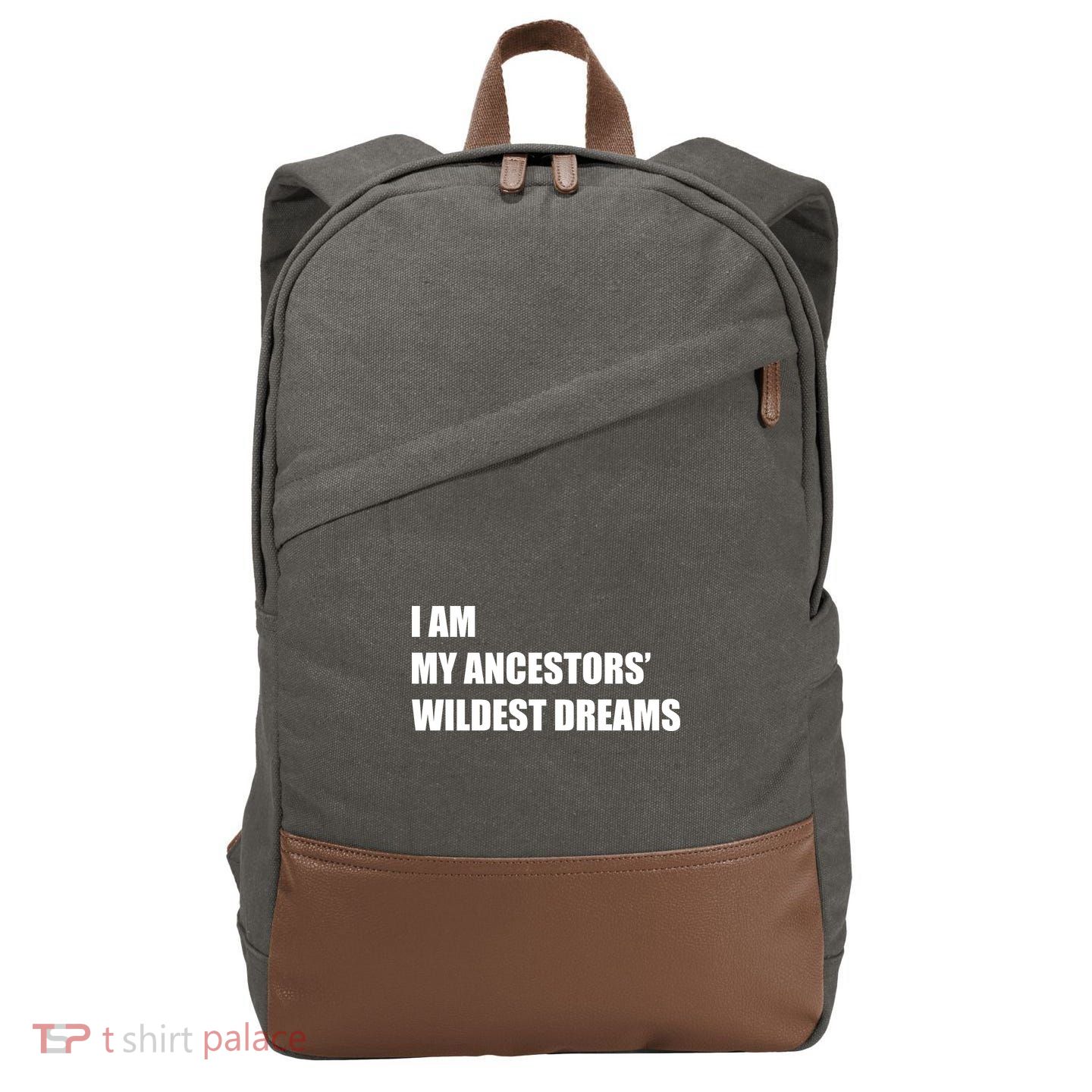 I Am My Ancestors' Wildest Dreams Cotton Canvas Backpack
