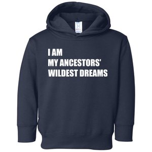 I Am My Ancestors' Wildest Dreams Toddler Hoodie