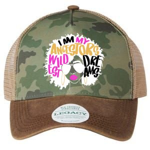 I Am My Ancestors Wildest Dreams History Legacy Tie Dye Trucker Hat