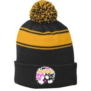 I Am My Ancestors Wildest Dreams History Stripe Pom Pom Beanie