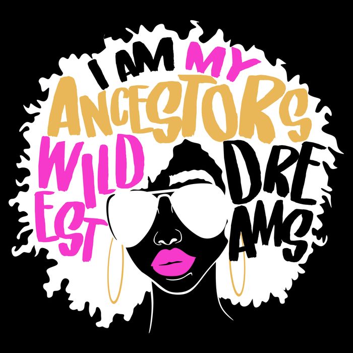 I Am My Ancestors Wildest Dreams History 7-Panel Snapback Hat