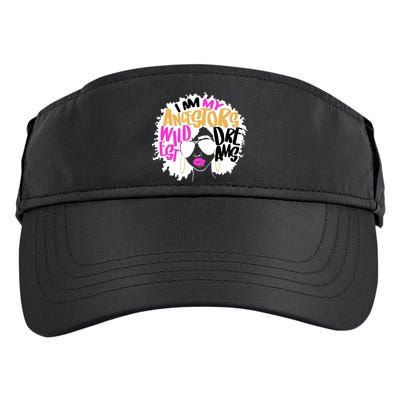I Am My Ancestors Wildest Dreams History Adult Drive Performance Visor