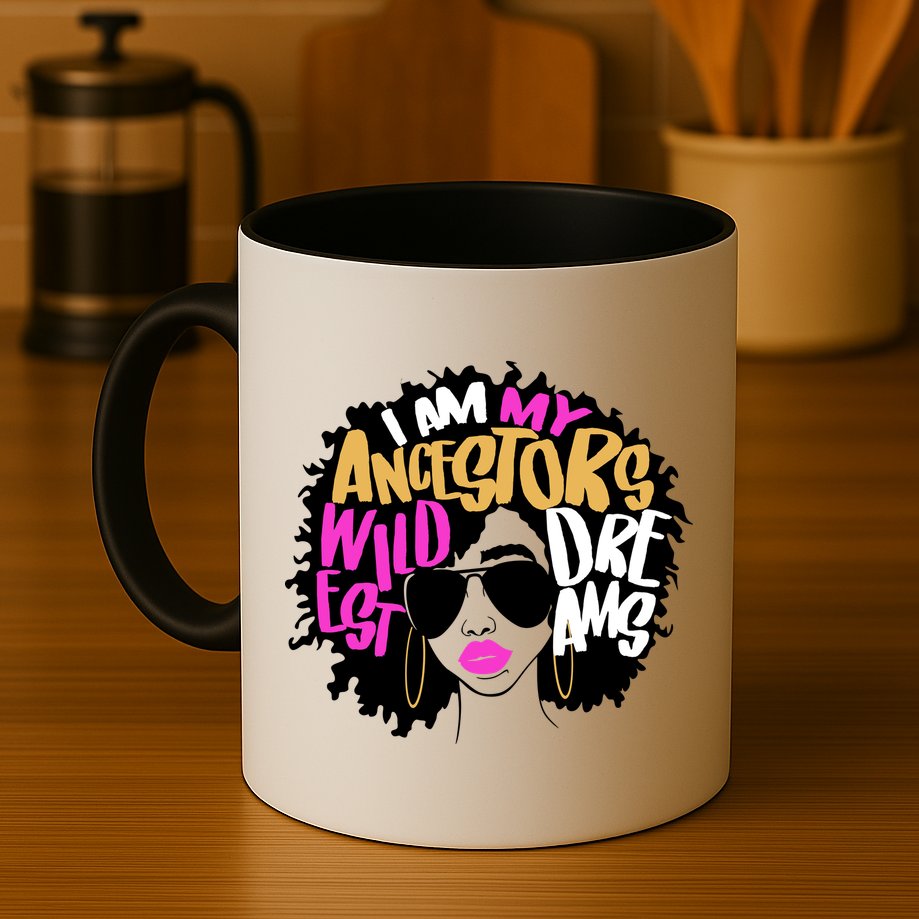 I Am My Ancestors Wildest Dreams History Mug