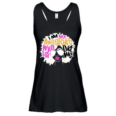 I Am My Ancestors Wildest Dreams History Ladies Essential Flowy Tank