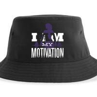 I Am My Motivation Gym Exercise Workout Sustainable Bucket Hat