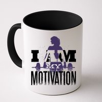 I Am My Motivation Gym Exercise Workout Mug