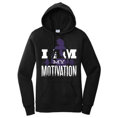 I Am My Motivation Gym Exercise Workout Women's Pullover Hoodie