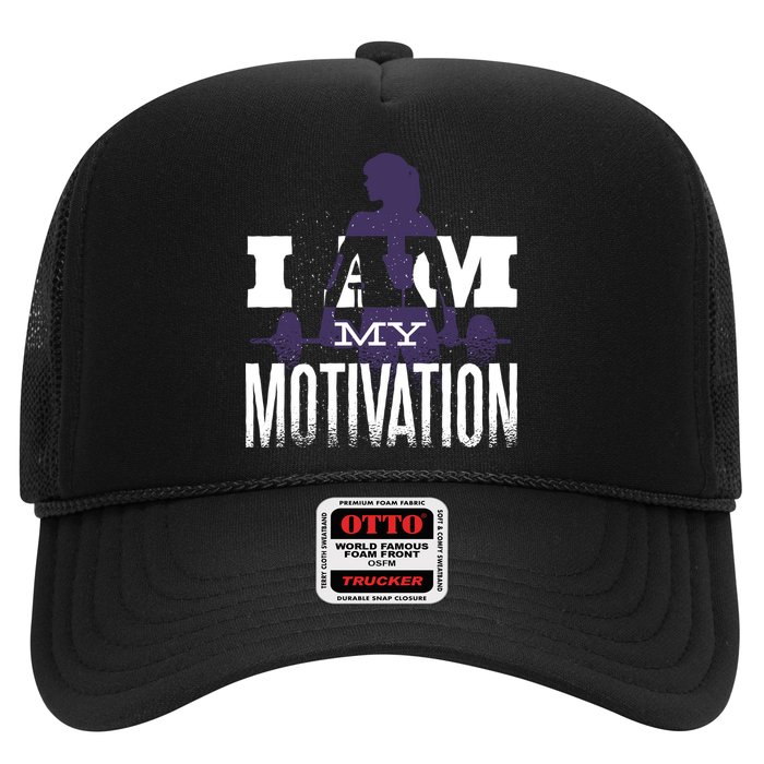 I Am My Motivation Gym Exercise Workout Trucker Hat