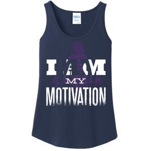 I Am My Motivation Gym Exercise Workout Ladies Essential Tank