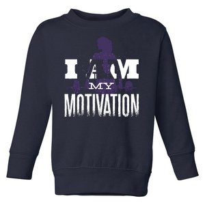 I Am My Motivation Gym Exercise Workout Toddler Sweatshirt