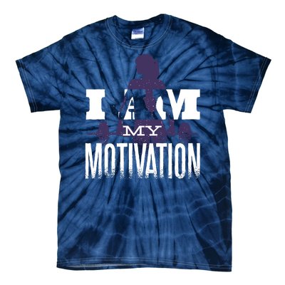 I Am My Motivation Gym Exercise Workout Tie-Dye T-Shirt