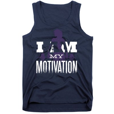 I Am My Motivation Gym Exercise Workout Tank Top