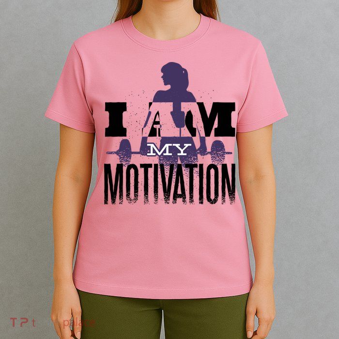 I Am My Motivation Gym Exercise Workout T-Shirt