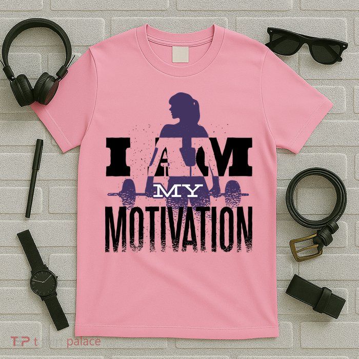 I Am My Motivation Gym Exercise Workout T-Shirt