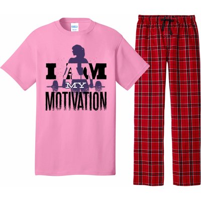 I Am My Motivation Gym Exercise Workout Pajama Set