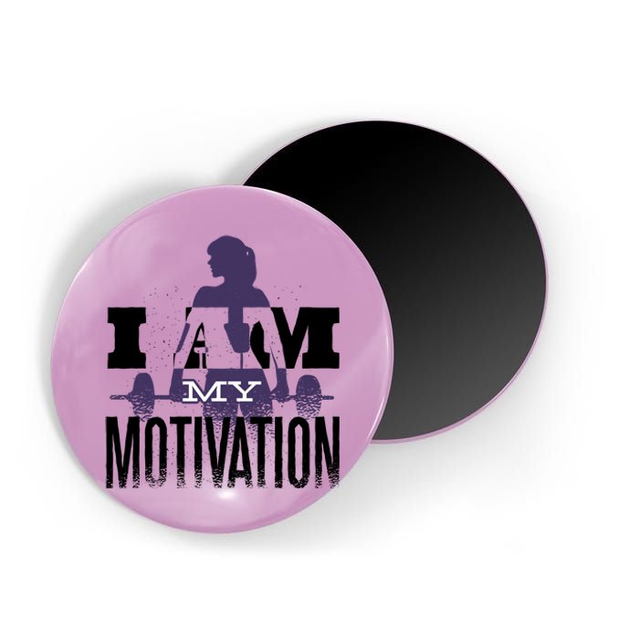 I Am My Motivation Gym Exercise Workout Magnet