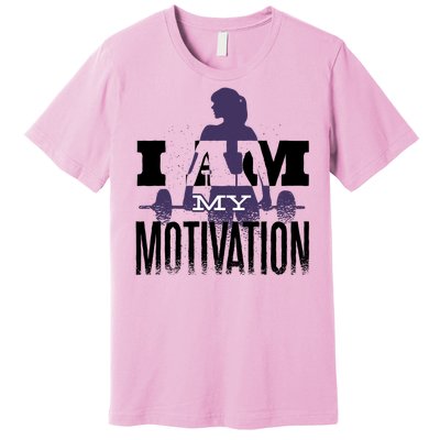 I Am My Motivation Gym Exercise Workout Premium T-Shirt