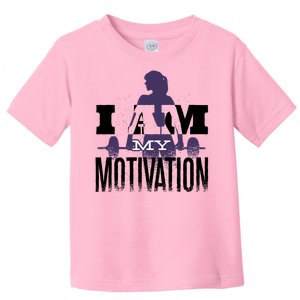 I Am My Motivation Gym Exercise Workout Toddler T-Shirt