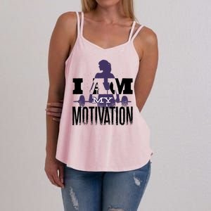 I Am My Motivation Gym Exercise Workout Women's Strappy Tank