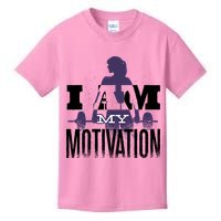 I Am My Motivation Gym Exercise Workout Kids T-Shirt