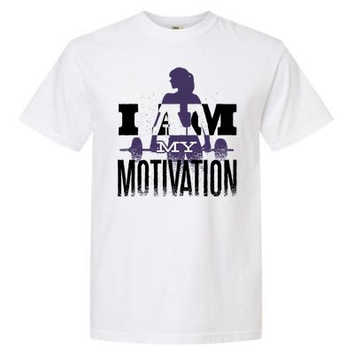 I Am My Motivation Gym Exercise Workout Garment-Dyed Heavyweight T-Shirt