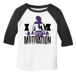 I Am My Motivation Gym Exercise Workout Toddler Fine Jersey T-Shirt