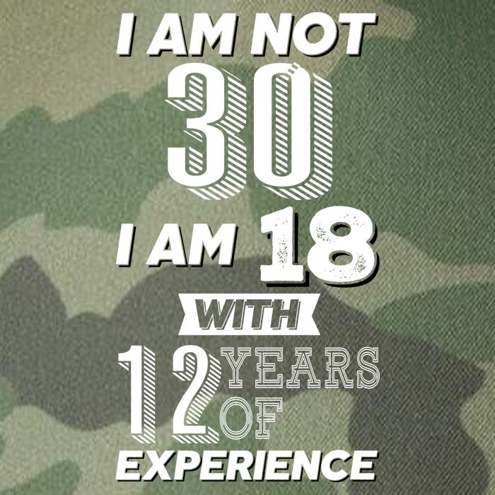 I Am Not 30 I Am 18 With 12 Years Of Experience 30th Birthday Legacy Tie Dye Trucker Hat